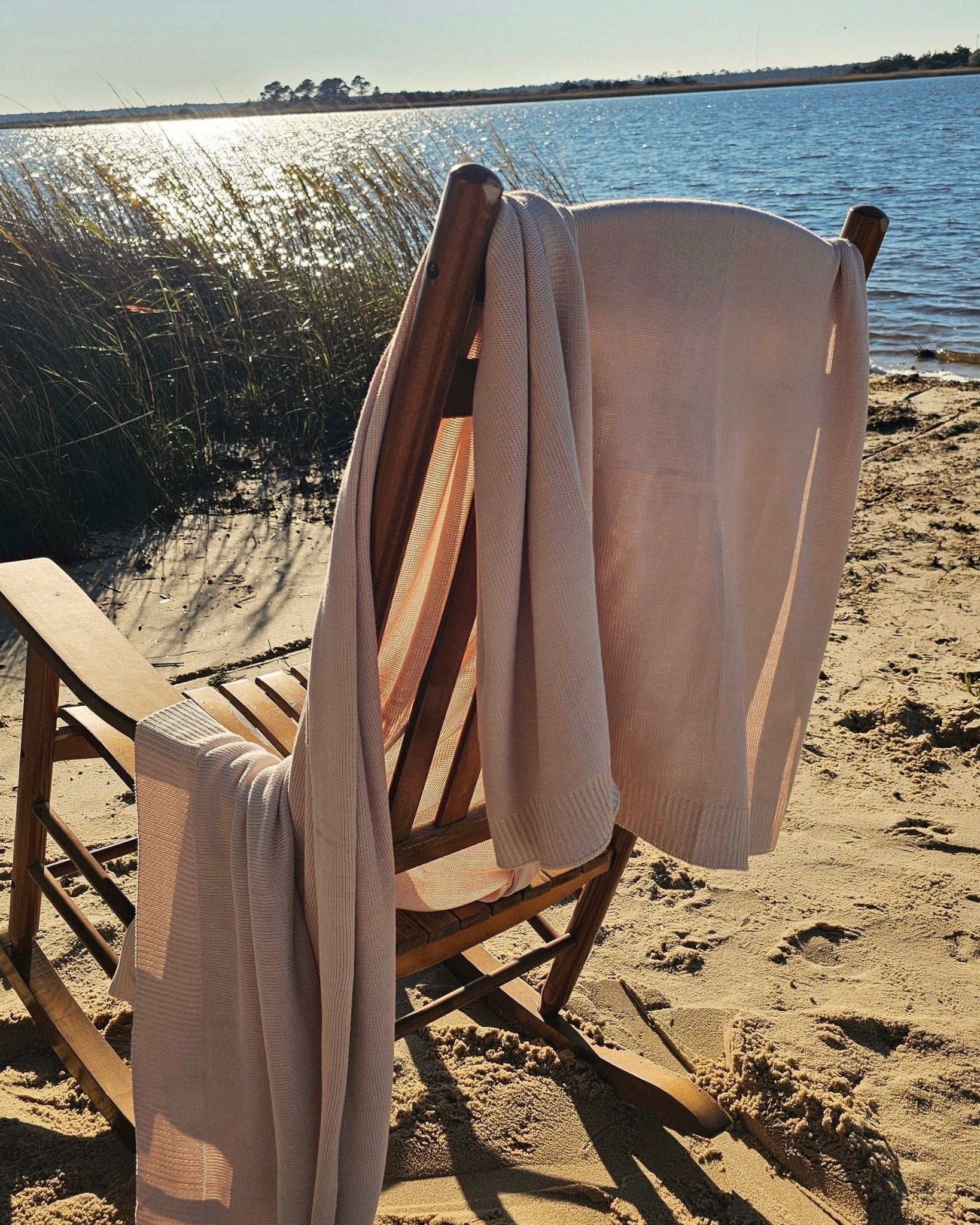 Classic Drift Throw- Bamboo lightweight throw blanket, travel blanket, outdoor blanket, patio decor, coastal throw blanket, knitted throw, bamboo sweater, naturally cooling bedding.