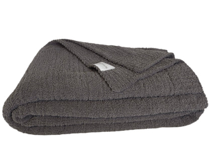 The Moose Nest Blanket The Charcoal Nest Throw Cozy Luxury Throw Blanket Washable bedding Durable Blanket Beach Travel Blanket Dog friendly home Easy care Coastal decor Minimalist home decor and bedding The Charcoal Nest Throw