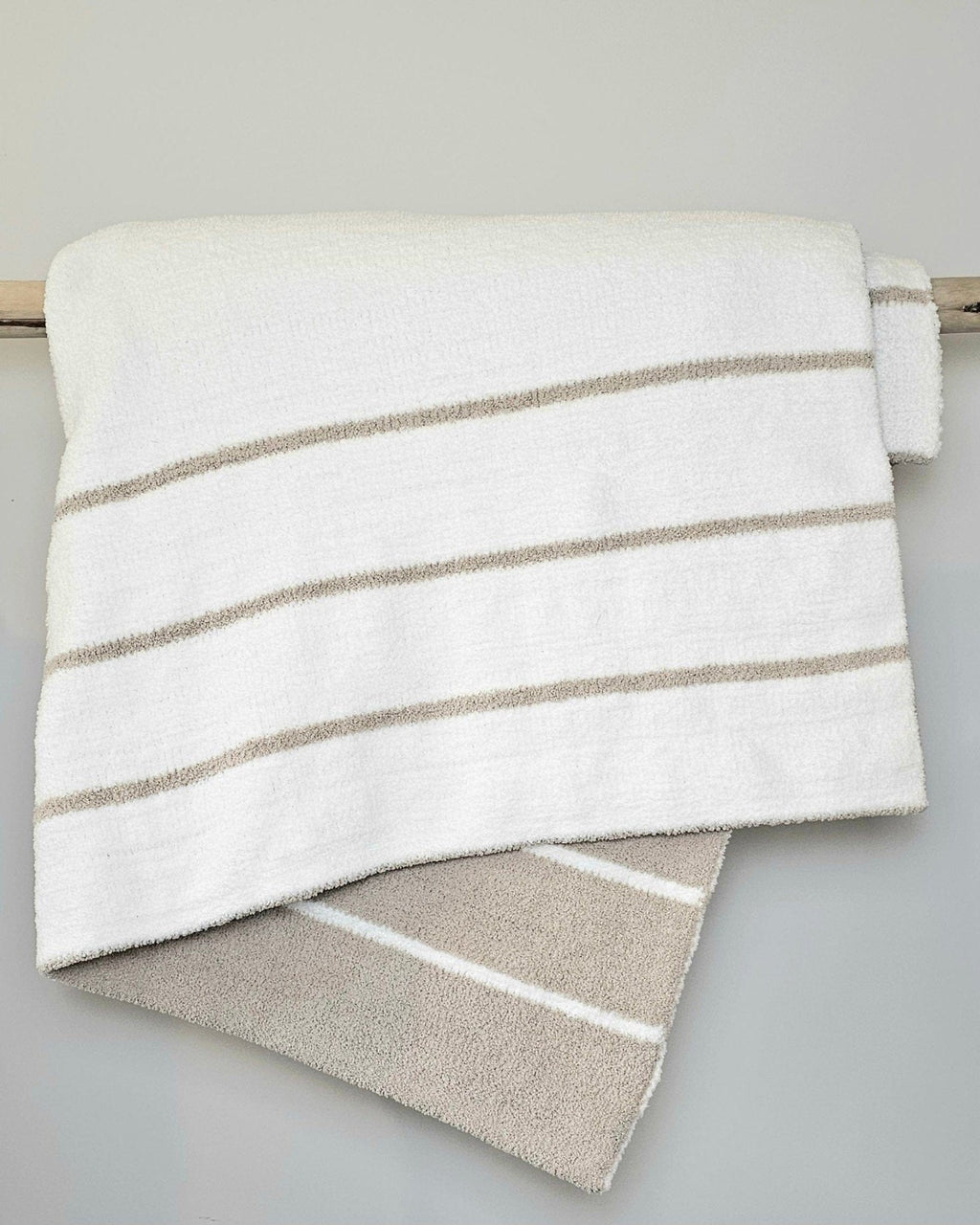 Ultra Plush throw Blanket, Similar to sunday citizen dupe, marshmallow throw, snug throw blanket, double layer throw, cold weather bedding, warm blanket, beach decor, coastal decor, greige throw, warm grey blanket, striped throw, snag proof blankets, pet bedding, pet friendly blanket, dog lovers throw, dog bedding, small business bedding, modern home decor, barefoot dreams dupe throw