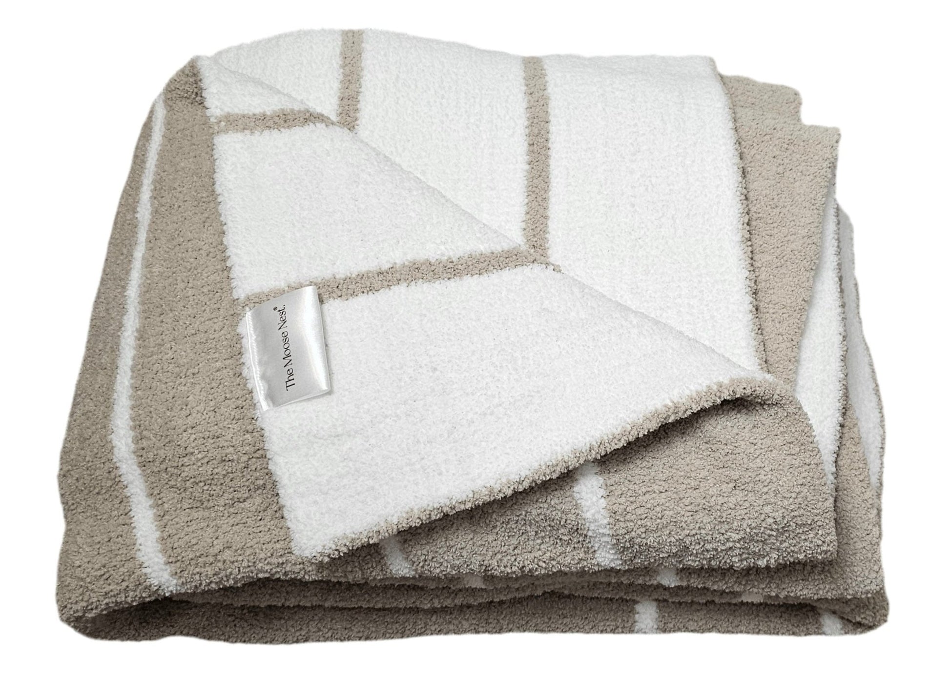 Ultra Plush throw Blanket, Similar to sunday citizen dupe, marshmallow throw, snug throw blanket, double layer throw, cold weather bedding, warm blanket, beach decor, coastal decor, greige throw, warm grey blanket, striped throw, snag proof blankets, pet bedding, pet friendly blanket, dog lovers throw, dog bedding, small business bedding, modern home decor, barefoot dreams dupe throw