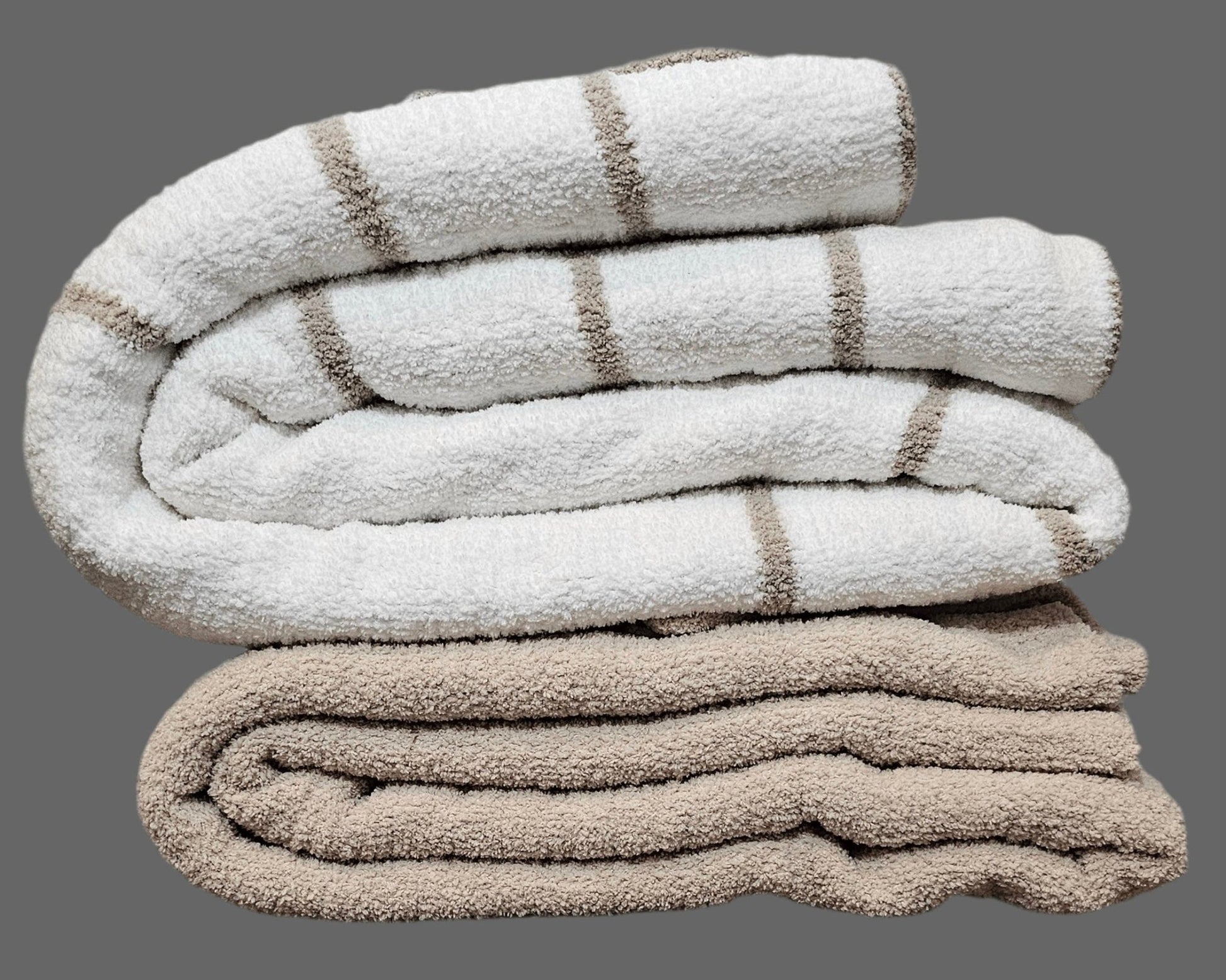 Ultra Plush throw Blanket, Similar to sunday citizen dupe, marshmallow throw, snug throw blanket, double layer throw, cold weather bedding, warm blanket, beach decor, coastal decor, greige throw, warm grey blanket, striped throw, snag proof blankets, pet bedding, pet friendly blanket, dog lovers throw, dog bedding, small business bedding, modern home decor, barefoot dreams dupe throw